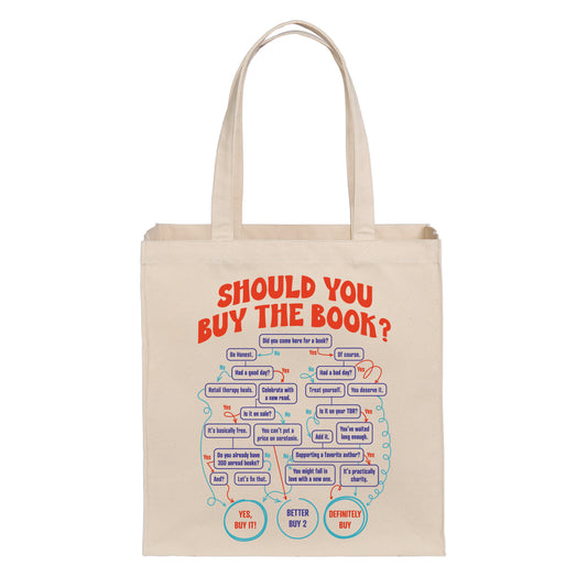Buy the Book Quiz Cotton Canvas Tote