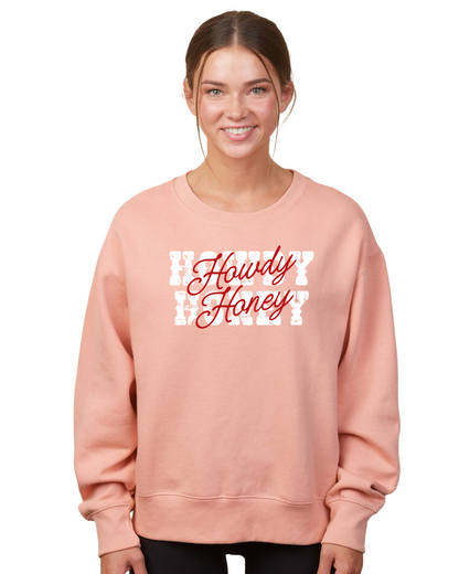 Howdy Honey Boxy Crewneck