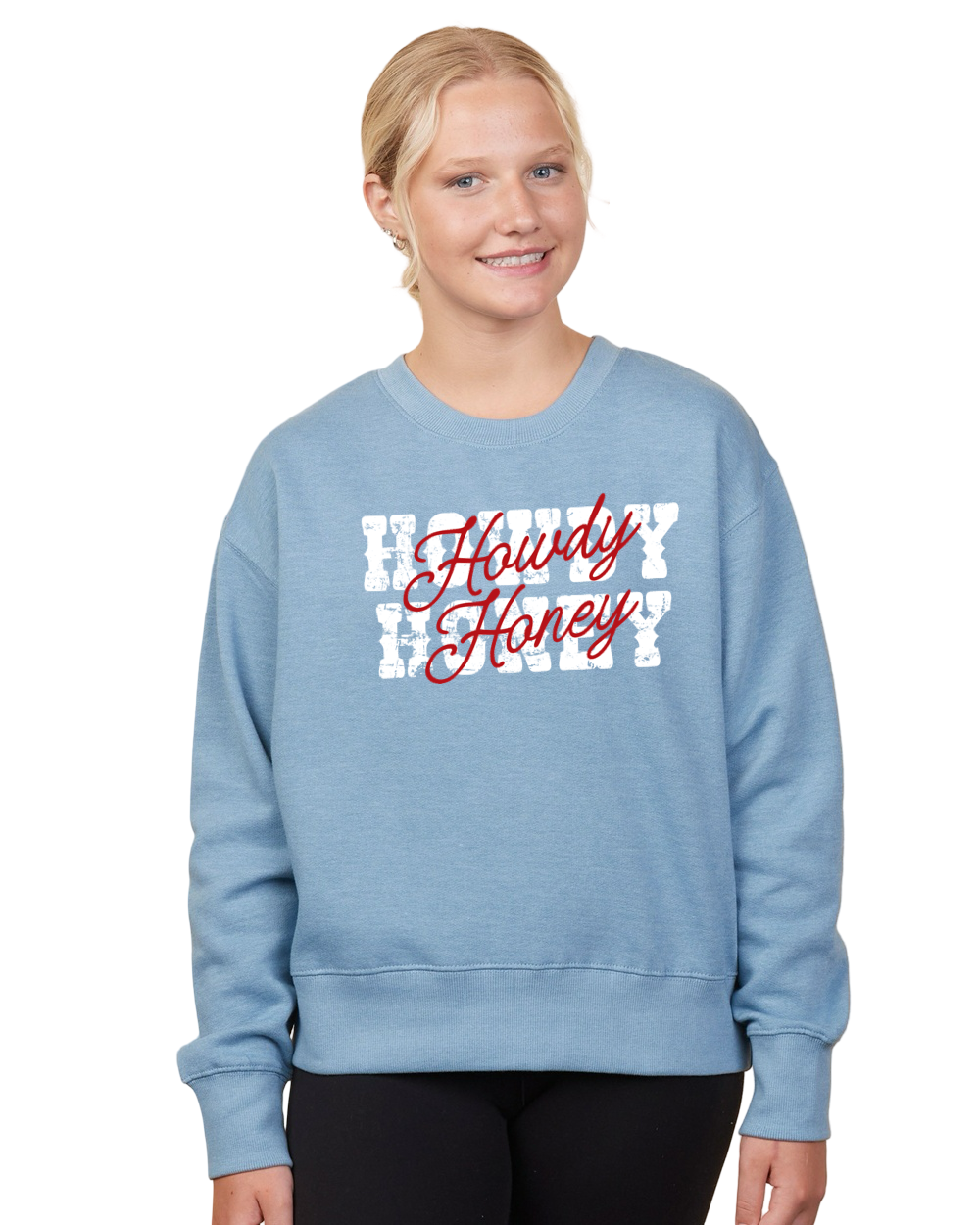 Howdy Honey Boxy Crewneck