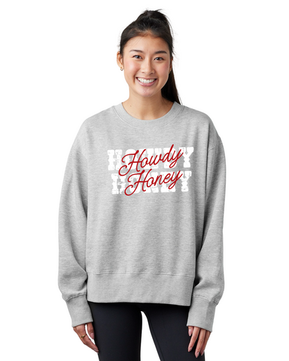 Howdy Honey Boxy Crewneck