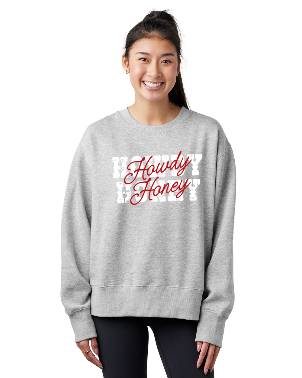 Howdy Honey Boxy Crewneck