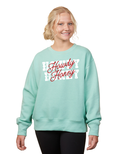 Howdy Honey Boxy Crewneck