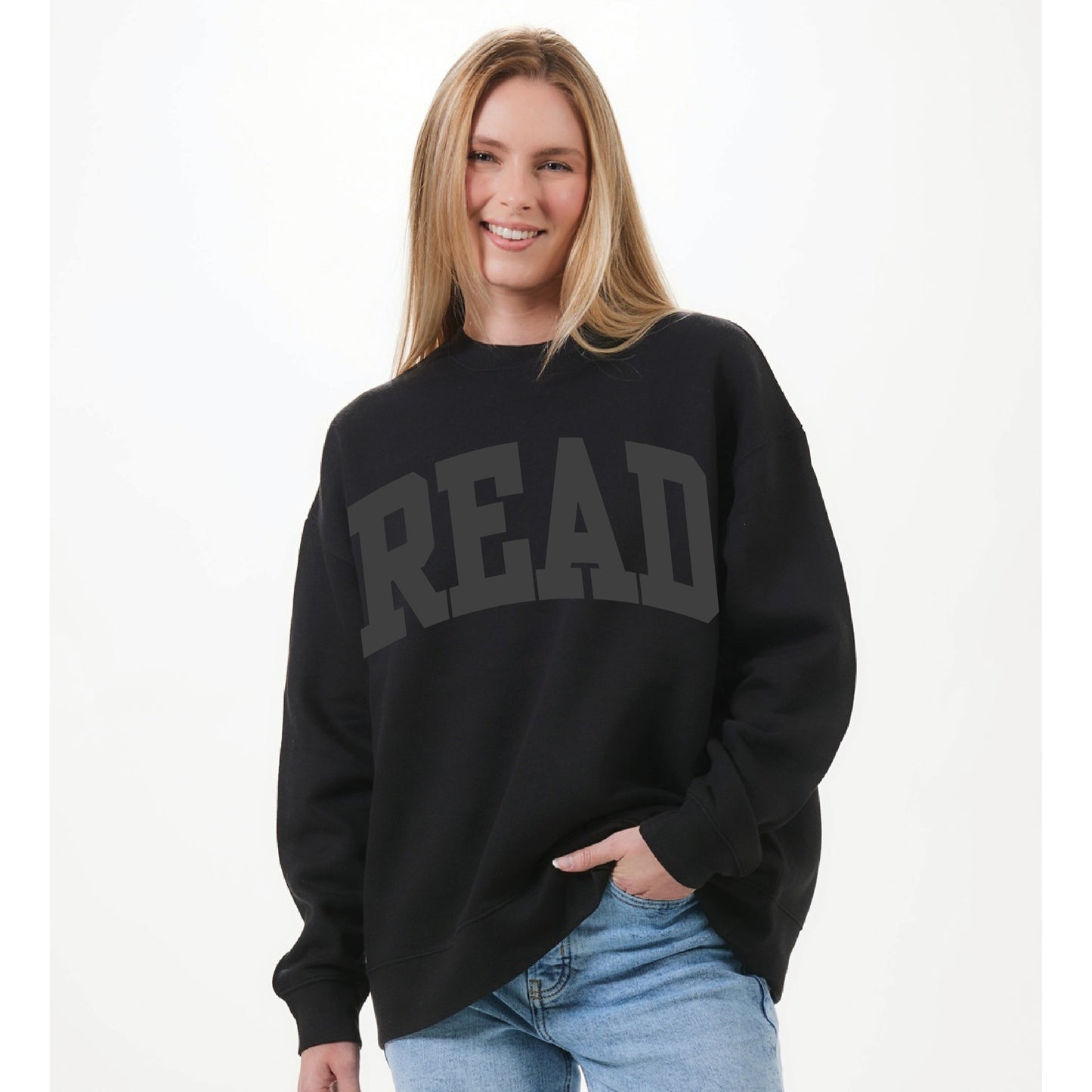 READ Oversized Snuggly Fleece Crewneck