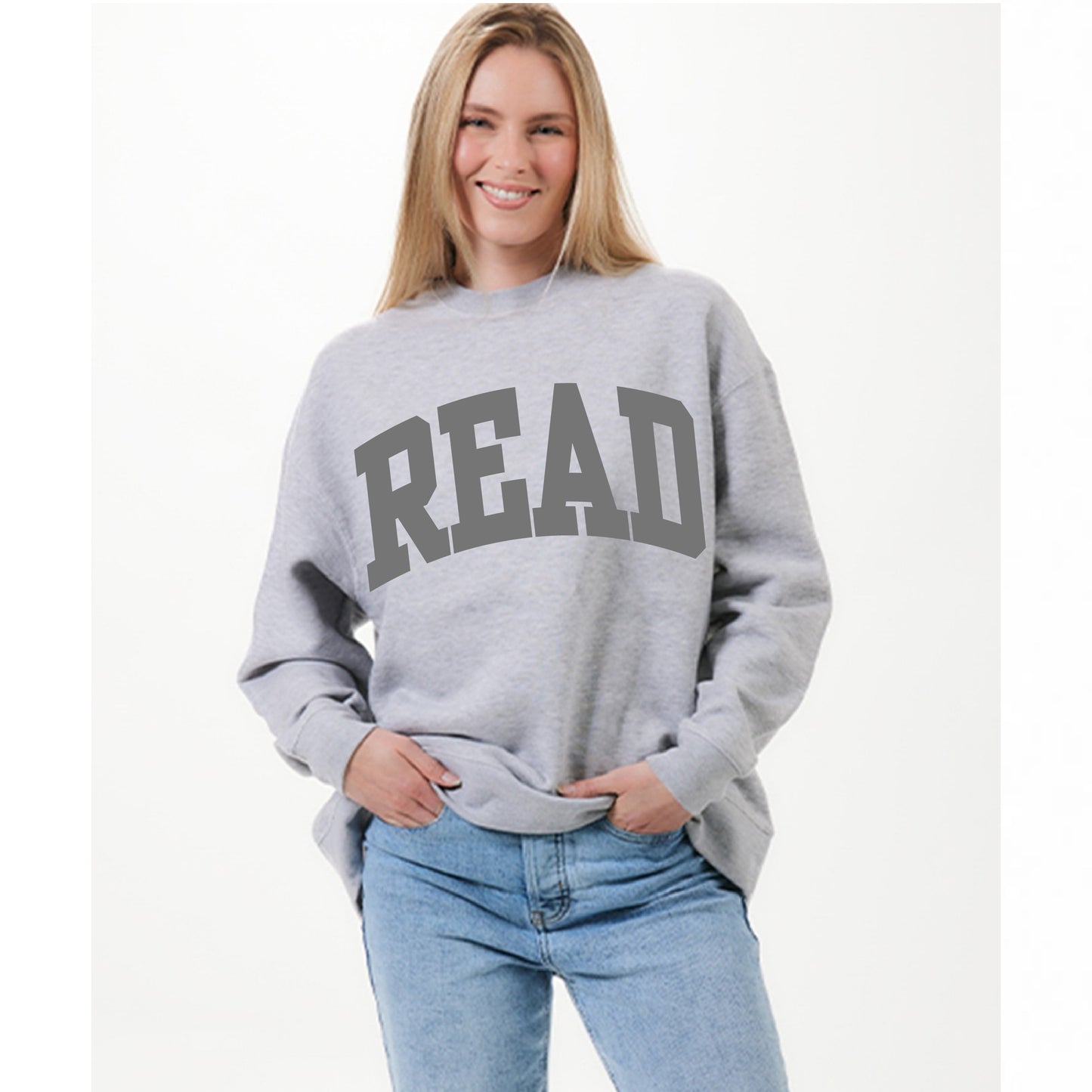 READ Oversized Snuggly Fleece Crewneck