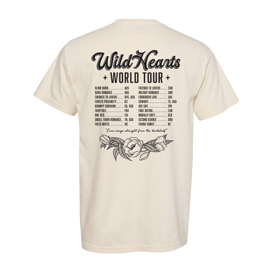 Wild Hearts World Tour Concert Tee – Book Trope Tour Shirt